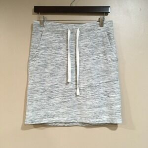 Sonoma Fleece Drawstring Skirt Womens XS Heathered Gray Athleisure‎ Lounge Comfy